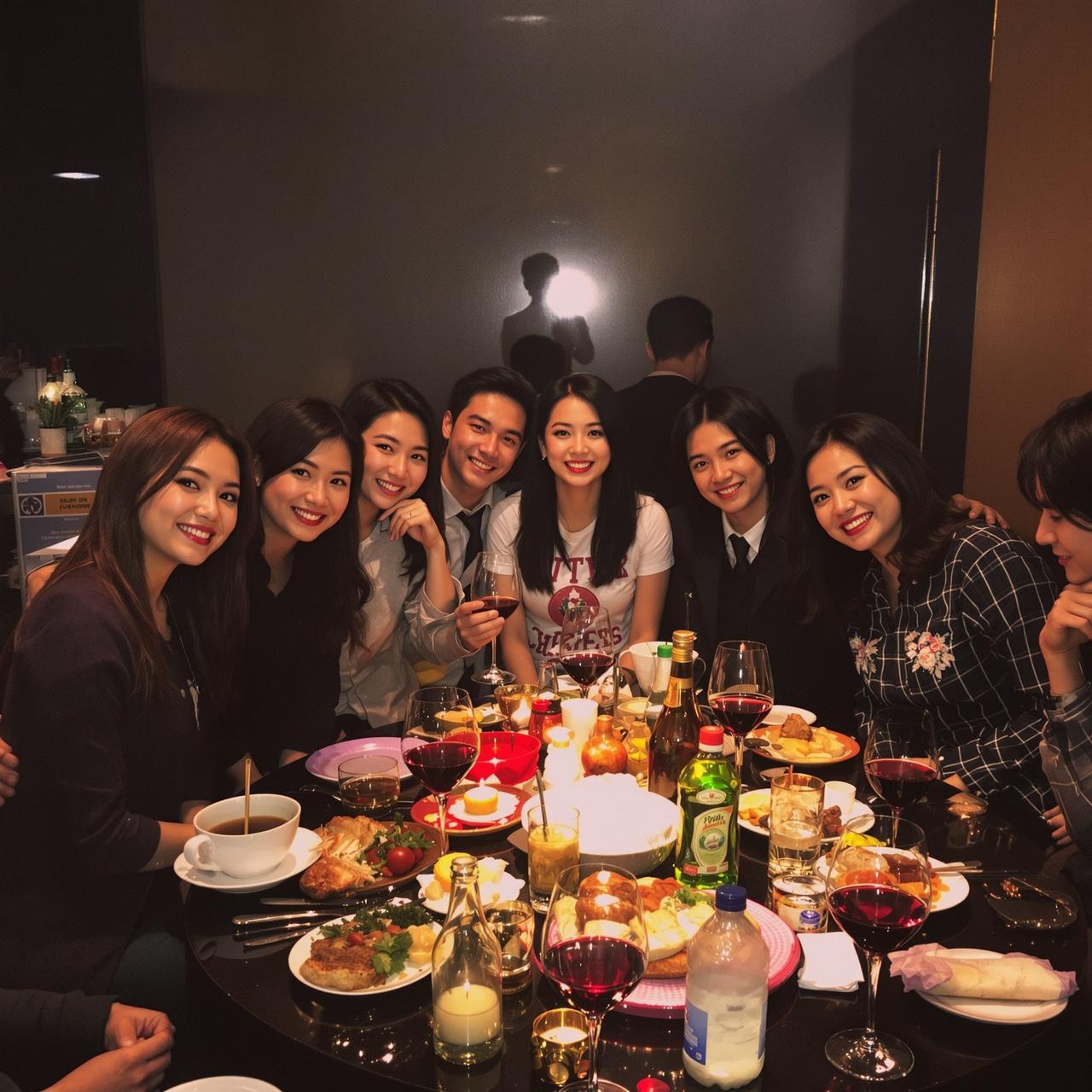 看料网虎牙 - 明星私下聚会被拍,多位大咖同框